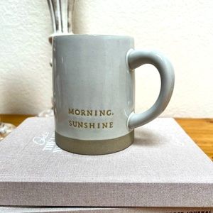 Morning Sunshine White Ceramic Mug by Magnolia Hearth & Hand
